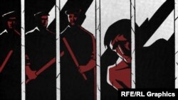 Inmates say victims who try to complain about torture in Kazakh prison face even harsher treatment at the hands of authorities. (illustrations by Shapalaque)