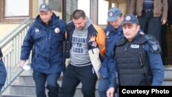 Duško Šarić nakon saslušanja u Podgorici, novembar 2010. Foto: VIJESTI