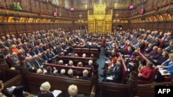 Палата Лордів під час другого читання біллю про початок виходу зі складу Євросоюзу. Лондон, лютий 2017 року