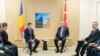 Președintele Nicușor Dan (stânga) și președintele turc Recep Tayyip Erdoğan (dreapta).