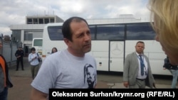 Володимир Балух після звільнення, Київ, 7 вересня 2019 року