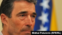 Generalni sekretar NATO-a Anders Fogh Rasmussen u Sarajevu, mart 2010