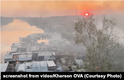 Мікрорайон «Очтрів» у Херсоні після російської атаки КАБами, 2 серпня 2025 року