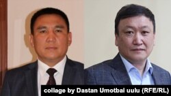 Ош шаарынын мэри Таалайбек Сарыбашов жана мурунку биринчи вице-мэр Жылдызбек Турганбаев.