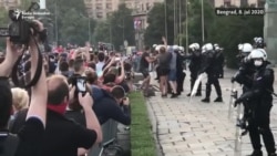 Incidenti ispred Skupštine Srbije