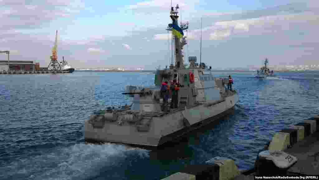 Бывшие курсанты из Севастополя стали командирами новых украинских бронекатеров в Одессе, 5 декабря 2017 года