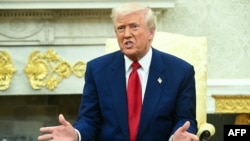 Predsednik SAD Donald Trump, 7. april 2025.