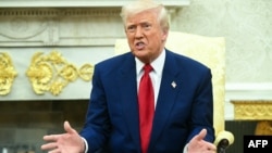 Президент США Дональд Трамп у Білому домі, 7 квітня 2025 року