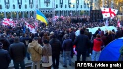 La protestul de la Tbilisi
