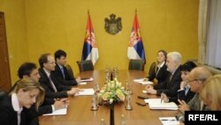 Delegacija Međunarodnog monetarnog fonda sa predstavnicima Vlade Srbije, maj 2010. Foto: Vesna Anđić 