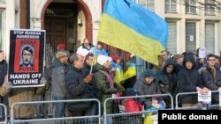 Протест проти російської агресії в Україні. Лондон, 18 січня 2015 року