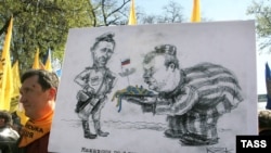 Карикатура на українсько-російські відносини