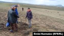 Пригородный массив Кен-Сай возле Оша, 21 мая 2012 года.