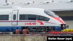 Siemens Орусияга экспорттогон поезд. Архивдик сүрөт