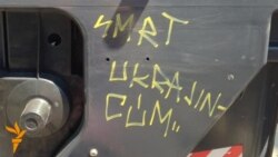 У столиці Чехії з’явився напис «Смерть українцям»