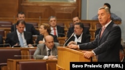 Milo Đukanović u Parlamentu, ilustrativna fotografija