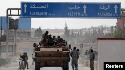 Підтримувані Туреччиною повстанці на межі міста Тель-Аб’яд, Сирія, 14 жовтня 2019 року