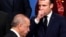 Emmanuel Macron și Recep Tayyip Erdogan. 