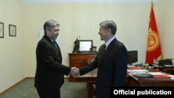 Алмазбек Атамбаев с главой МИД.