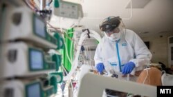 Az orosházi kórház COVID intenzív osztálya (képünk illusztráció)