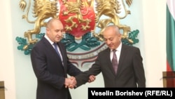 Президентът Румен Радев и служебният премиер Гълъб Донев