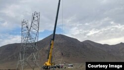 CASA-1000 долбоорунун алкагындагы курулуш иштери. Кыргызстан, 2022-жылдын июль айы.