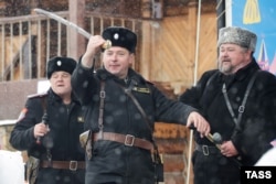 Російські «казаки» у Москві, 2021 рік, ілюстраційне фото