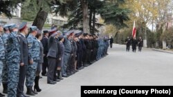 ფოტო არქივიდან: დე ფაქტო შსს-ს თანამშრომლები ცხინვალში