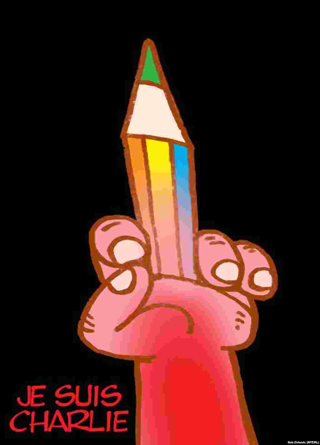 Карикатура сербського художника (Bob Zivkovic)