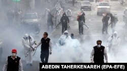 Acțiuni de dezinfecție la Teheran