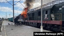 Наслідки російського удару по залізниці в Шостці на Сумщині, 4 жовтня 2025 року