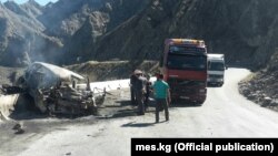 Бишкек-Ош жолундагы кырсыктардын бири.