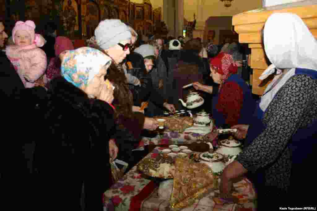 После причащения в день Рождества. Алматы, 7 января 2014 года.