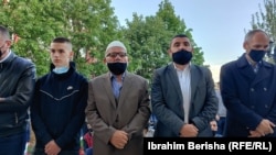 Pamje nga falja në Xhami të Madhe në Prishtinë.