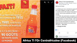 Africa T L'or займається розливом не лише води, але й безалкогольних напоїв, таких як кола та апельсинова газована вода