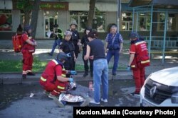 Urmările atacului rusesc de la Sumî din 3 iunie 2025.