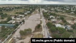 Затоплення в селах Джанкойського району внаслідок шторму у вересні 2025 року