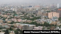Pamje e një pjese të kryeqytetit Kabul në Afganistan