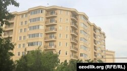 Многоэтажный элитный дом в Алмазарском районе Ташкента. 