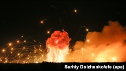 Пожежа на складі боєприпасів під Калинівкою, 27 вересня 2017 року