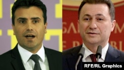 Zoran Zaev dhe Nikolla Gruevski