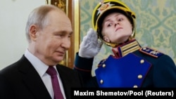 Володимир Путін перед пресконференцією в Москві 13 березня 2025 року