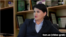 "Өзбекстан 24" телеканалынын мурдагы журналисти Мавжуда Мирзаева.
