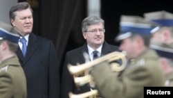 Віктор Янукович та Броніслав Коморовський