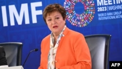 Крісталіна Георгієва закликала США та їхніх торгових партнерів конструктивно працювати над «вирішенням торгової напруженості та зменшенням невизначеності»