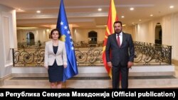 Доника Гервала-Шварц и Зоран Заев во Скопје