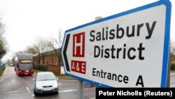 Spitalul din Salisbury unde au fost internați Serghei și Iulia Skripal.
