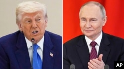 US President Donald Trump (left)and Russian President Vladimir Putin (composite file photo)