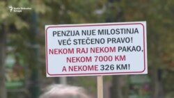 Protest penzionera: 'Nek' vlada živi od 300 maraka'