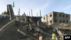 Газанын түштүгүндөгү Рафай району чабуулдан кийин, 30-декабрь, 2008